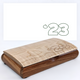 Engraved Wooden Keepsake Box for Graduation Gift - '23 Outline Design