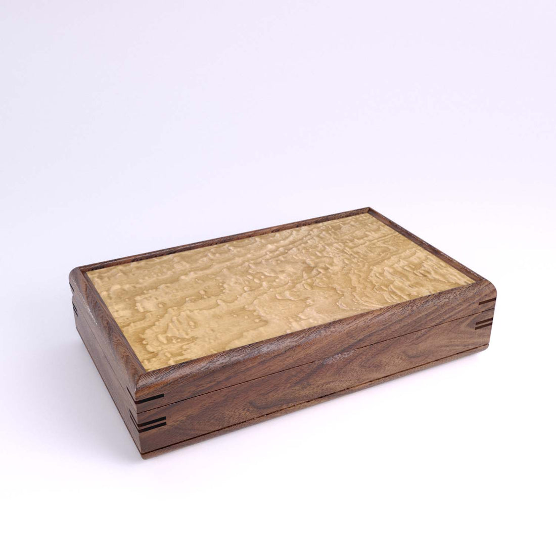 Large Valet Box — cherry with walnut lid preview