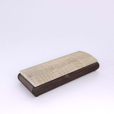 Wooden handmade Pen Box Shedua Curly Maple by Mikutowski Woodworking