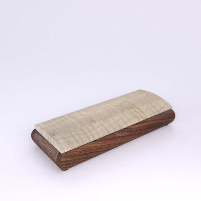Wooden handmade Pen Box Walnut Curly Maple by Mikutowski Woodworking